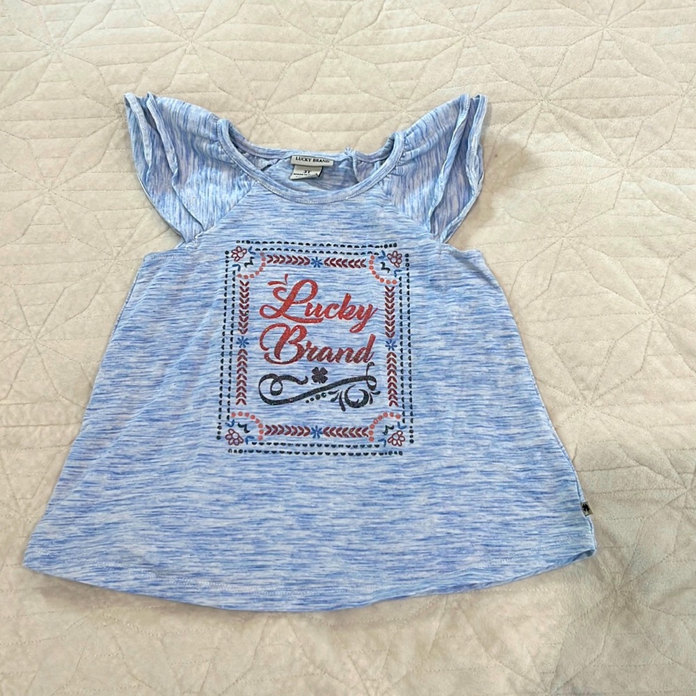 Lucky Brand Tee Girls 3T like new - Picture 1 of 6